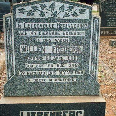LIEBENBERG Willem Frederik 1880-1946