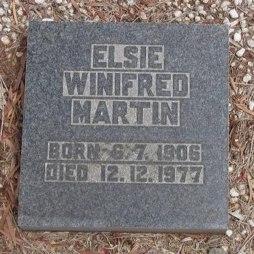 MARTIN Elsie Winifred 1906-1977