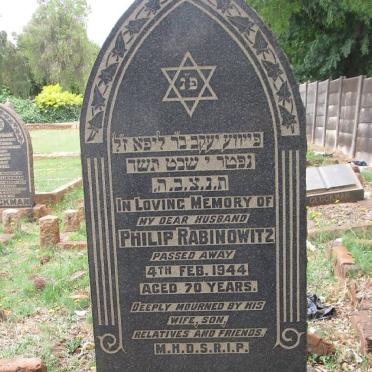 RABINOWITZ Philip -1944