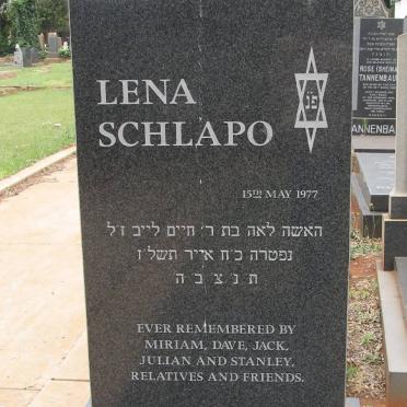 SCHLAPO Lena -1977