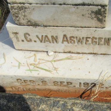 ASWEGEN T.C., van 1932-1934