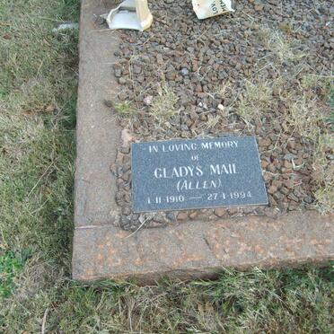 MAIL Gladys nee ALLEN 1910-1994