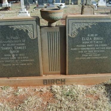 BIRCH Samuel Ernest 1862-1943 &amp; Eliza 1870-1950
