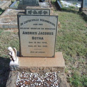 BOTHA Andries Jacobus 1942-1942