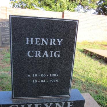 CHEYNE Henry Craig 1905-1948