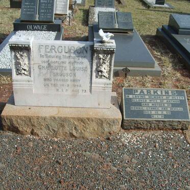 FERGUSON Charlotte Louise -1945 :: PARKINS Hetty -1966