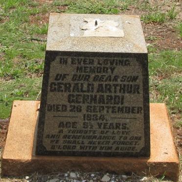GERHARDI Gerald Arthur -1934