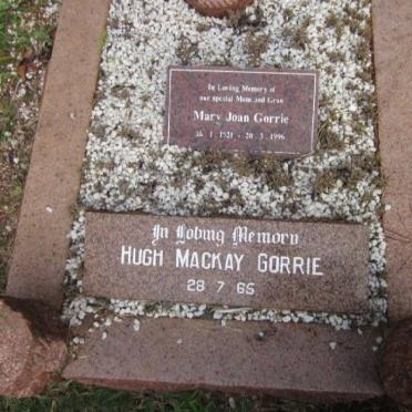 GORRIE Hugh Mackay -1965 &amp; Mary Joan 1921-1996