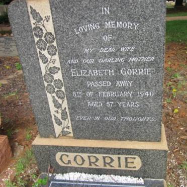 GORRIE Elizabeth -1940