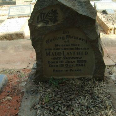 LAYFIELD Maud nee SPENCER 1889-1941