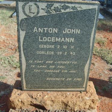 LOGEMANN Anton John 1911-1943