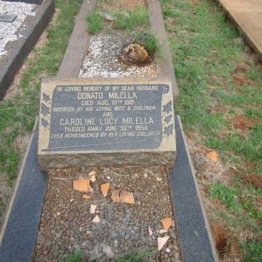 MILELLA Donato -1919 &amp; Caroline Lucy -1958