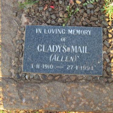 MAIL Gladys nee ALLEN 1910-1994