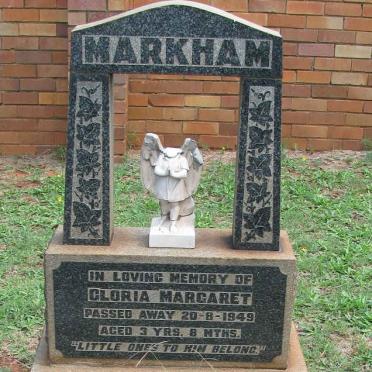 MARKHAM Gloria Margaret -1949