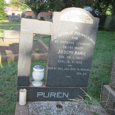 PUREN Joseph Marie 1902-1958