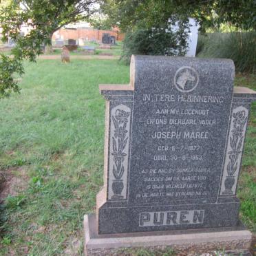 PUREN Joseph Maree 1877-1953