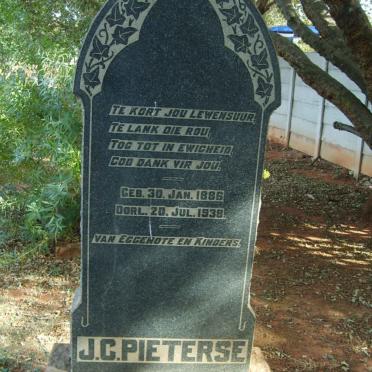 PIETERSE J.C. 1886-1938