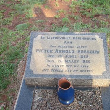 ROSSOUW Pieter Arnold 1869-1956