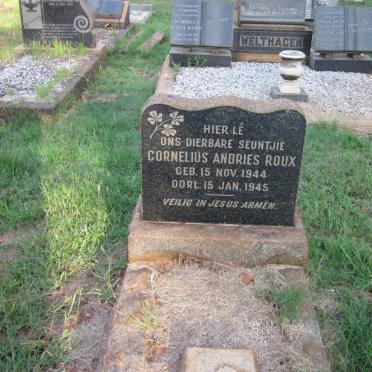 ROUX Cornelius Andries 1944-1945