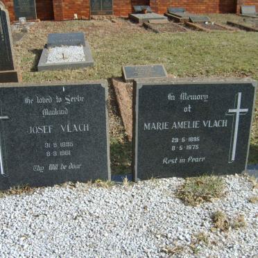 VLACH Josef 1895-1961 &amp; Marie Amelie 1895-1975
