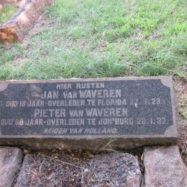 WAVEREN Pieter, van -1932 :: VAN WAVEREN Jan -1923