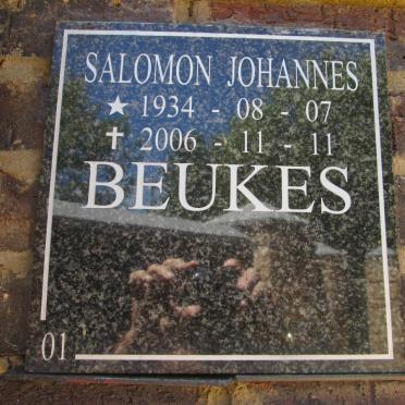 BEUKES Salomon Johannes 1934-2006