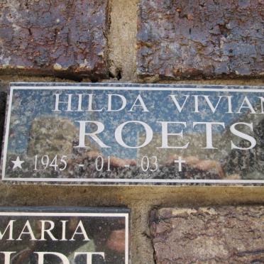 ROETS Hilda Vivian 1945-