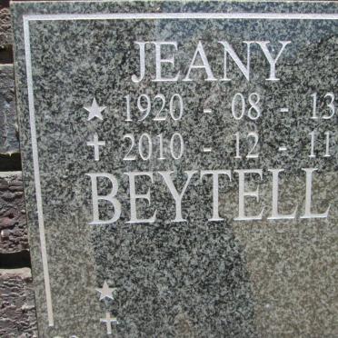 BEYTELL Jeany 1920-2010