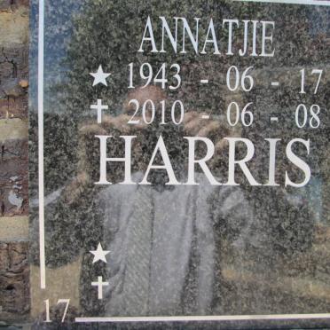 HARRIS Annatjie 1943-2010