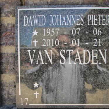 STADEN Dawid Johannes Pieter, van 1957-2010