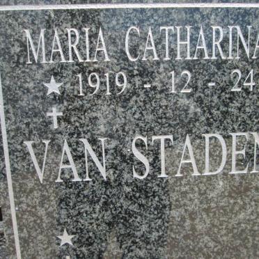 STADEN Maria Catharina, van 1919-