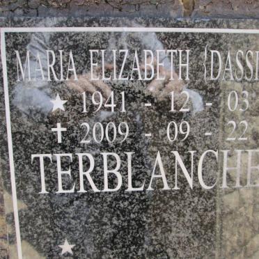TERBLANCHE Maria Elizabeth 1941-2009