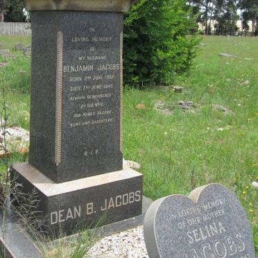 JACOBS Benjamin 1862-1943 :: JACOBS Selina 1880-1962