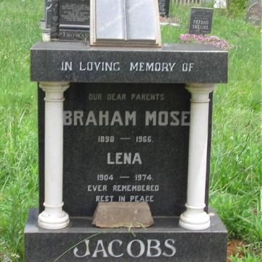 JACOBS Abraham Mose 1898-1966 &amp; Lena 1904-1974