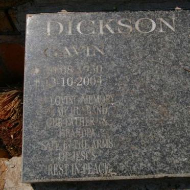 DICKSON Gavin 1930-2004