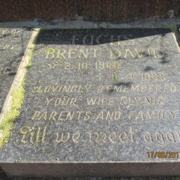 FUCHS Brent David 1960-1986