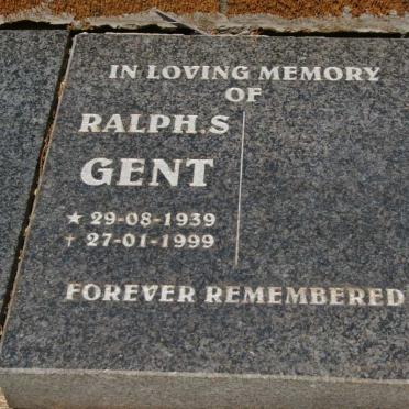 GENT Ralph S. 1939-1999