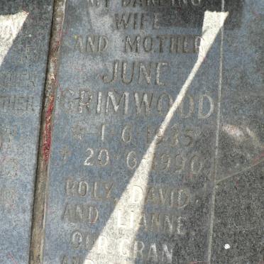 GRIMWOOD June 1935-1990
