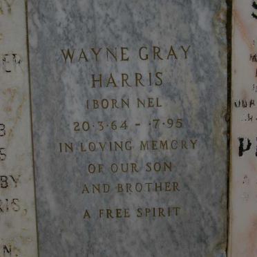 HARRIS Wayne Gray 1964-1995