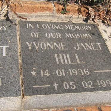 HILL Yvonne Janet 1936-1994