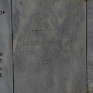 KASCHNER Fritz Albert 1910-1977
