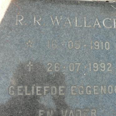 WALLACE R.R. 1910-1992