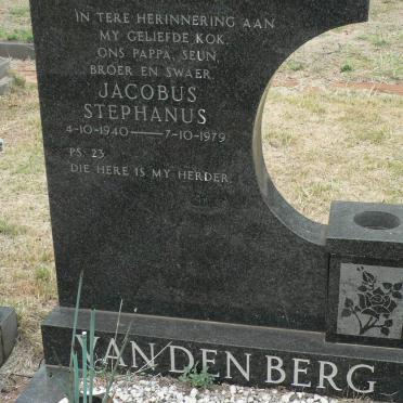 BERG Jacobus Stephanus, van den 1940-1979