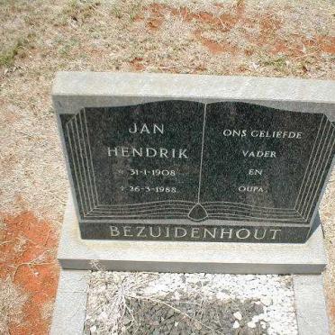 BEZUIDENHOUT Jan Hendrik 1908-1988