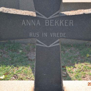 BEKKER Anna