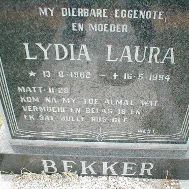 BEKKER Lydia Laura 1962-1994