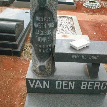 BERG Marthinus Jacobus, van den 1948-1975