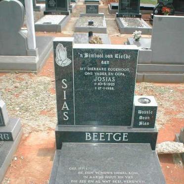 BEETGE Josias 1925-1988