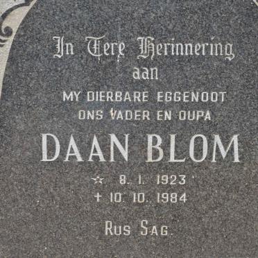 BLOM Daan 1923-1984