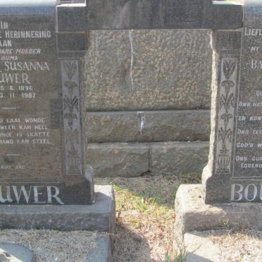 BOUWER Barend Daniel 1890-1953 &amp; Hester Susanna 1896-1987